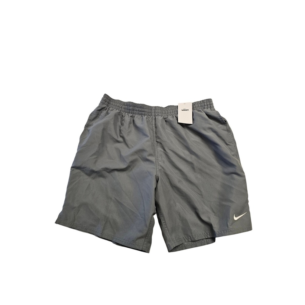 Nike Swim Mens Gray Mesh Lined Board Shorts Trunks XXL NESSF558-051